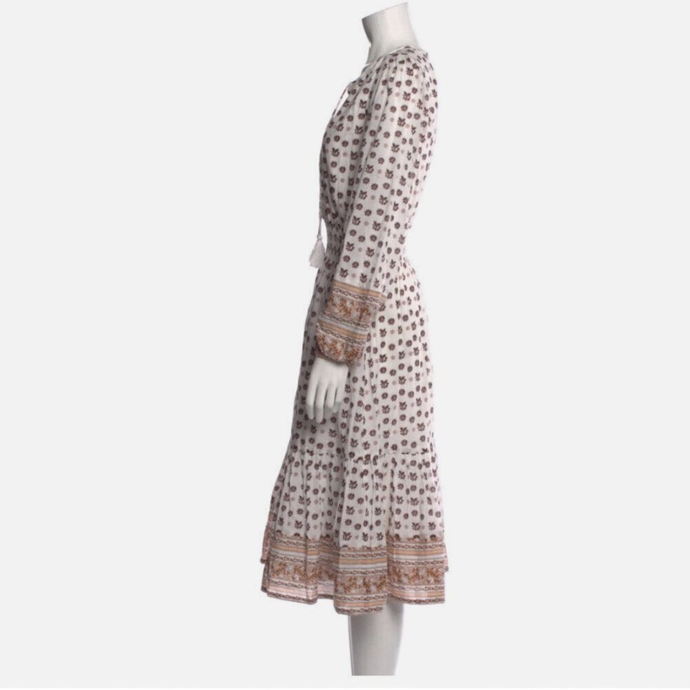 Cleobella Blakely Boho Cotton Midi Dress Size Small - Picture 3 of 12
